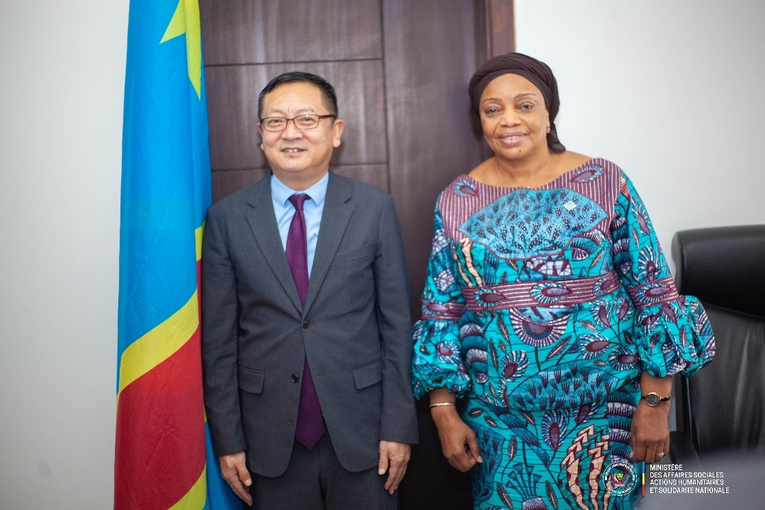 Affaires Sociales, Actions humanitaires et Solidarité Nationale, La Chine s’engage à apporter un soutien robuste à la RDC !